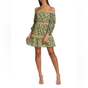 ALICE + OLIVIA
Dorothy Smocked Floral Off-The-Shoulder Dress
